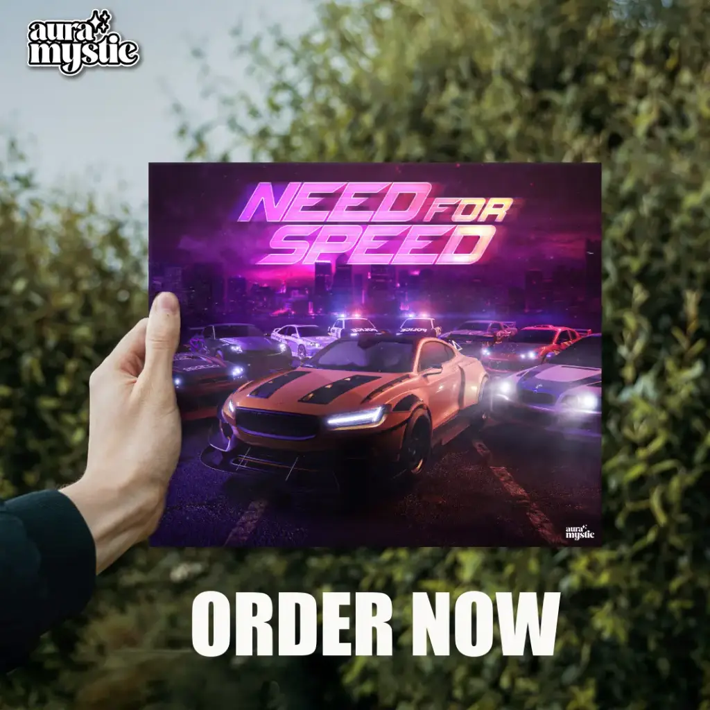 Need For Speed | Glossy Metal Frame