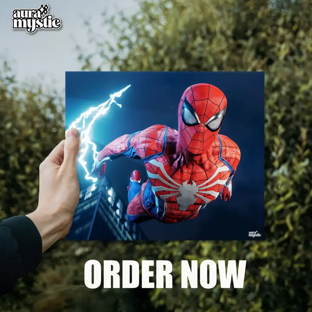 Marvel's Spiderman | Glossy Metal Frame