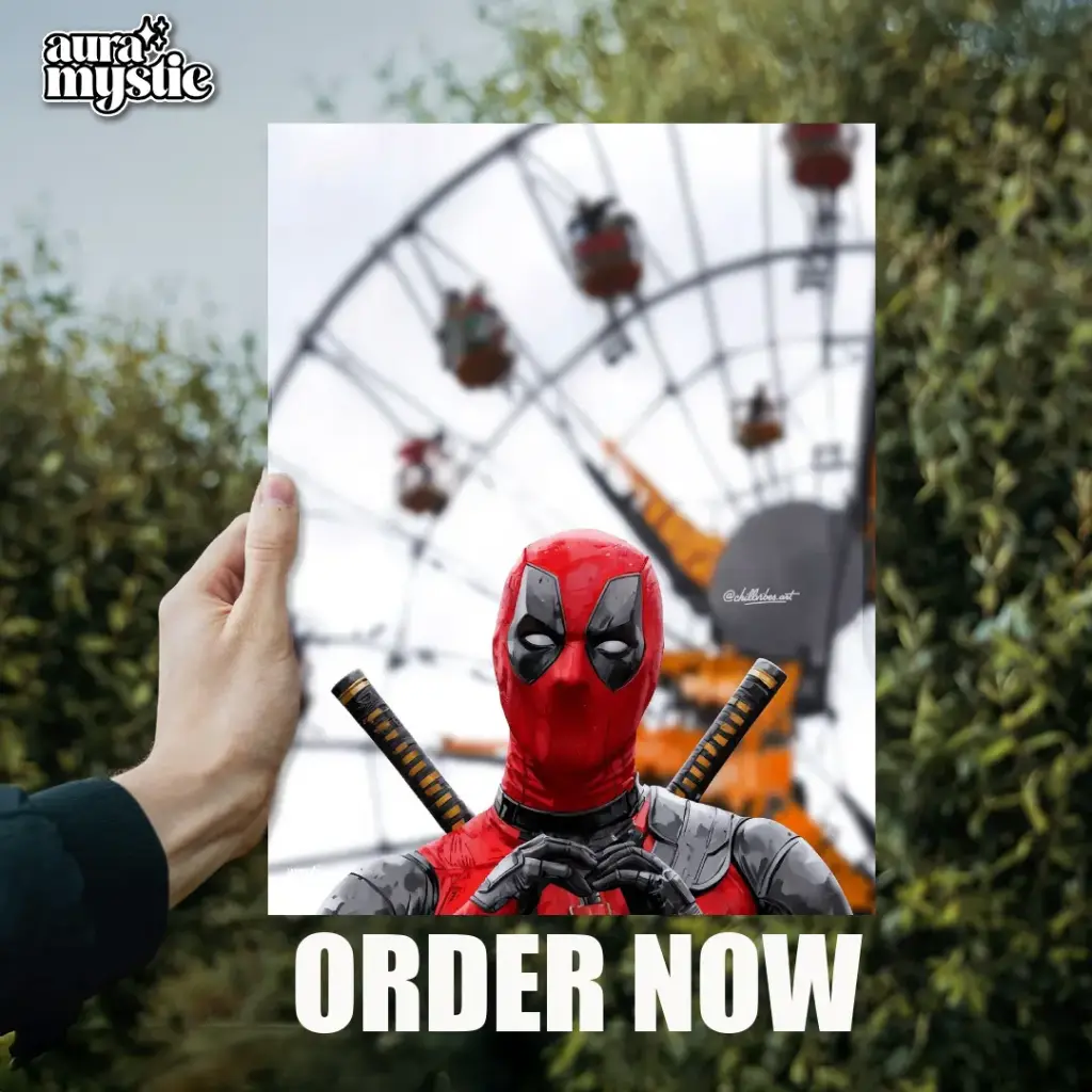 Deadpool | Glossy Metal Frame