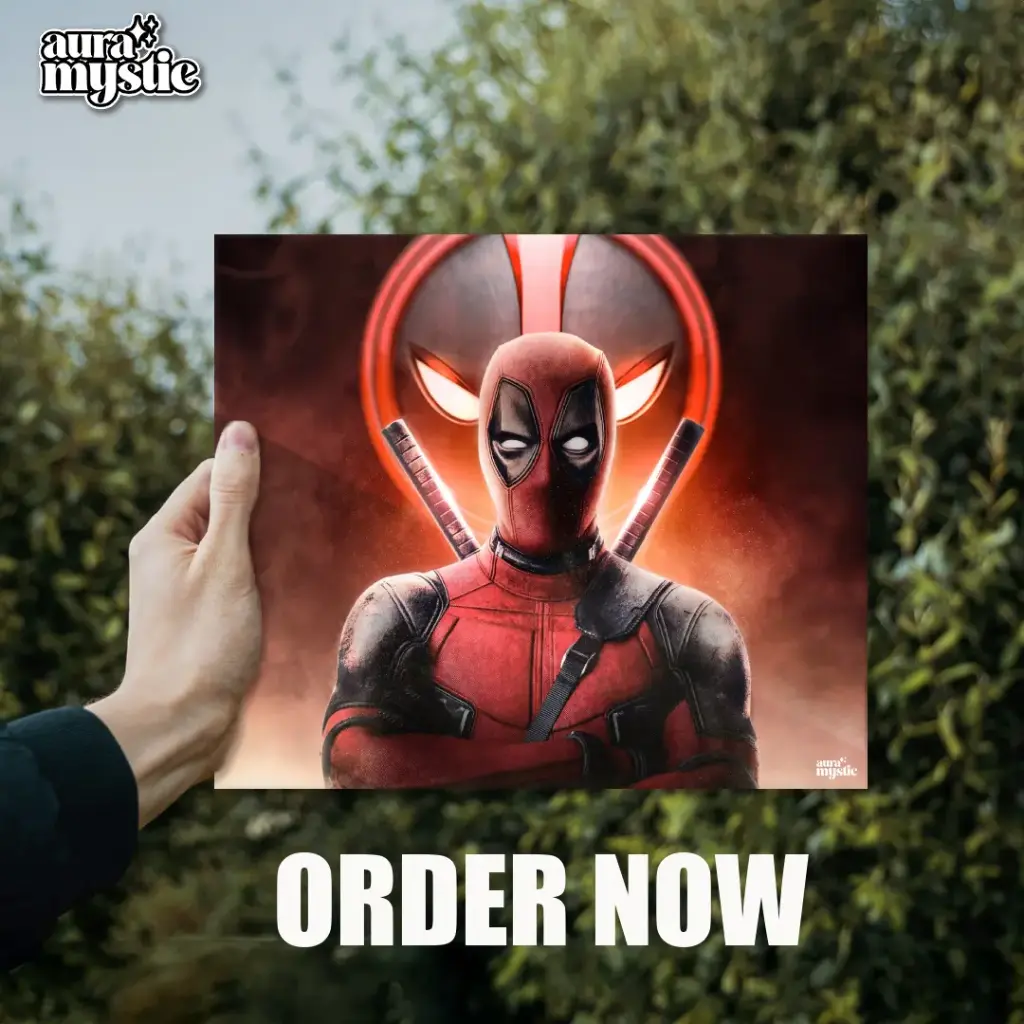 Deadpool | Glossy Metal Frame