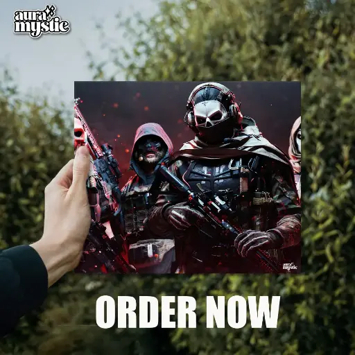 Call Of Duty Mardern Warfare 2 | Glossy Metal Frame