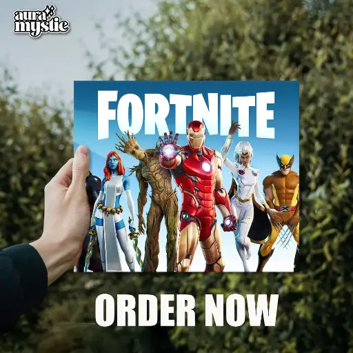 Fortnite Season 4 Nexus War | Glossy Metal Frame