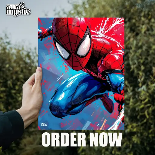 Marvel's SpiderMan Extra | Glossy Metal Frame